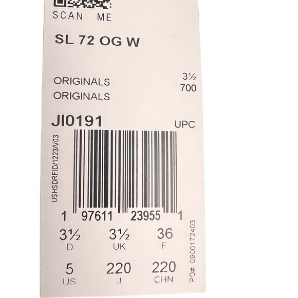 Adidas Originals SL 72 OG W Women’s Sneakers Brown/Red Size 5 US (36 EU) New/Tag - Picture 7 of 7